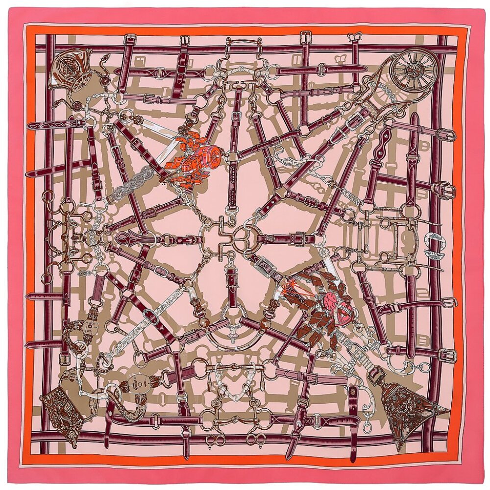 2 scarves 130*130cm Belts Chains and Buckles Women's Scarf 100% silk Scarf #99